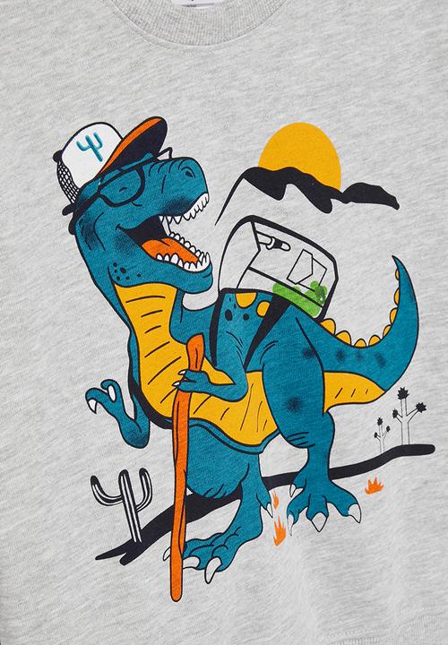 Pop Candy - Dino sweatshirt - grey
