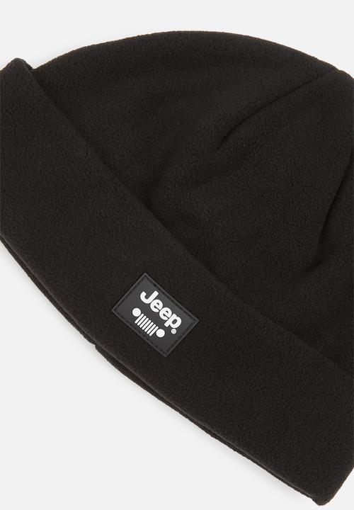 JEEP - Polar fleece beanie -black