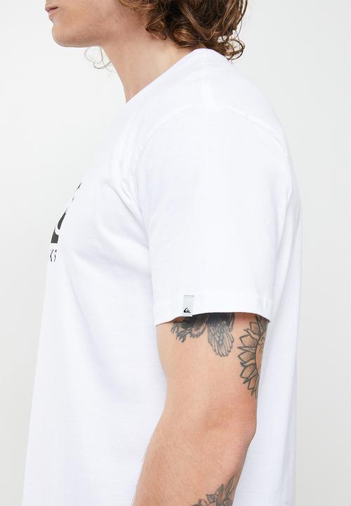 Quiksilver - Corp logo short sleeve tee - white