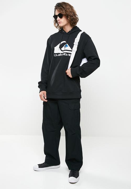 Quiksilver - Big logo hoodie - black