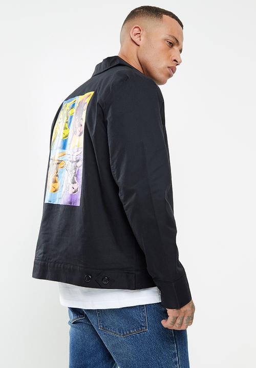DC - Andy Warhol Cow Series Mechanic Jacket - Black
