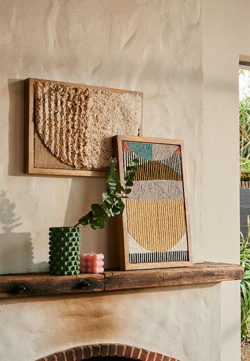 Sixth Floor - Gaia tufted wall art - natural