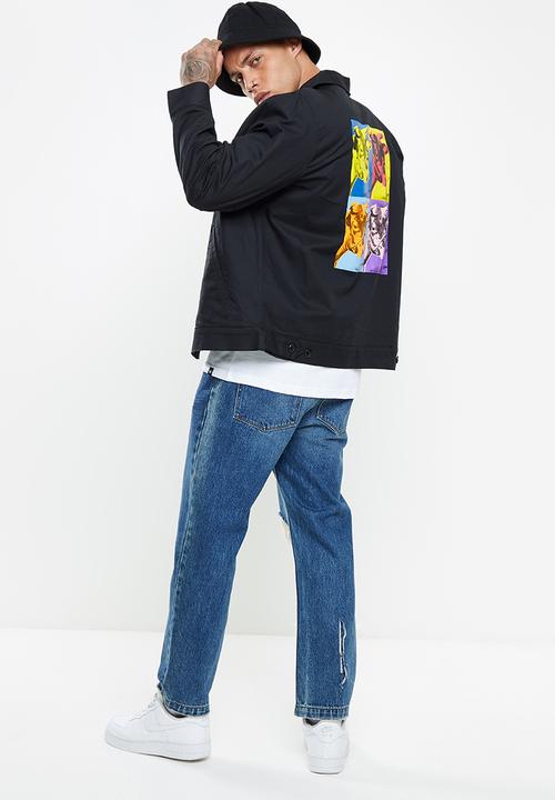 DC - Andy Warhol Cow Series Mechanic Jacket - Black