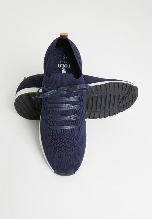 POLO - Classic knitted runner - navy