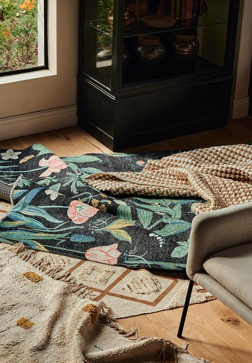Sixth Floor - Maria tufted rug - cream & brown