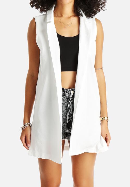 AX Paris - Plain Sleeveless Jacket