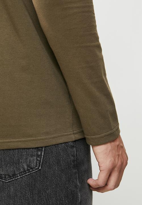 Wolf Rock - Wolfrock main long sleeve - dark army