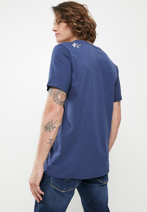 Wolf Rock - Open skies tee - navy