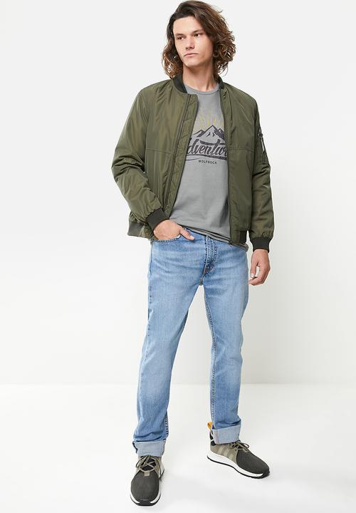 Wolf Rock - Pure adventure tee - graphite