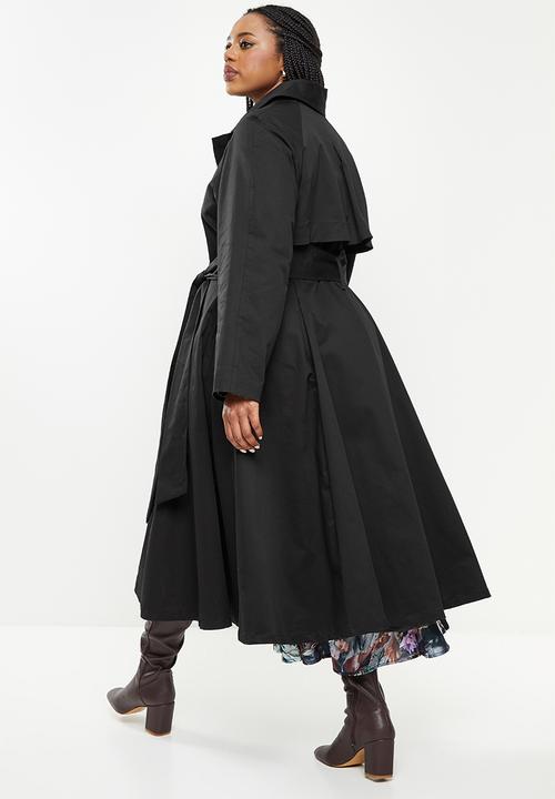 AMANDA LAIRD CHERRY - Plus njesuthi coat - black 