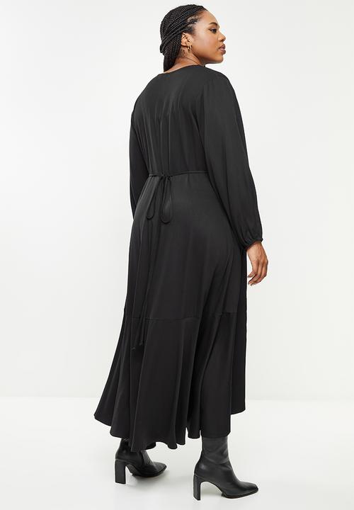 AMANDA LAIRD CHERRY - Plus compass dress - black