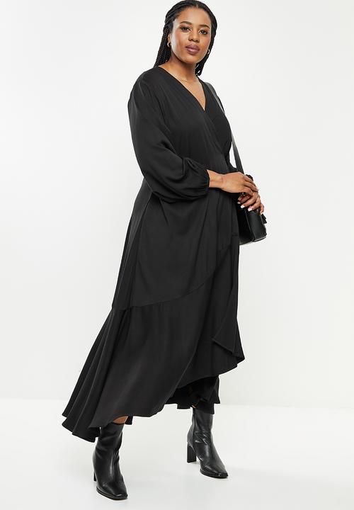 AMANDA LAIRD CHERRY - Plus compass dress - black