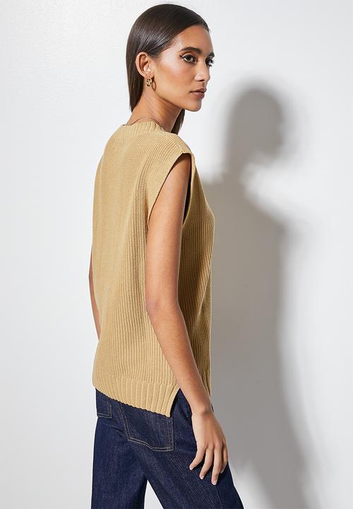 Superbalist - Cotton singlet - tan