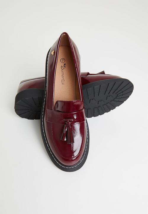 Butterfly Feet - Rali 1 tassel loafer - wine