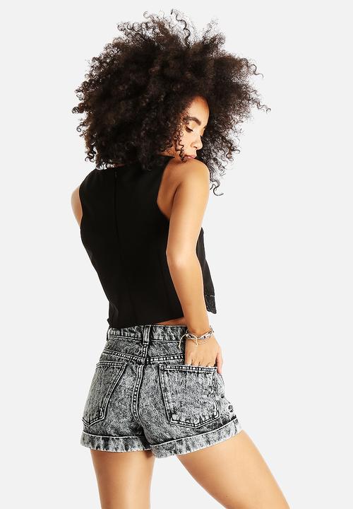 AX Paris - Crochet Edge Top