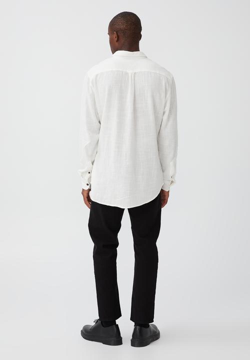 Cotton On - Camden long sleeve shirt - vintage white cheesecloth