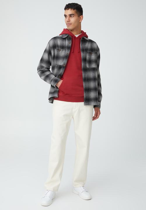 Cotton On - Essential fleece pullover - chilli pepper
