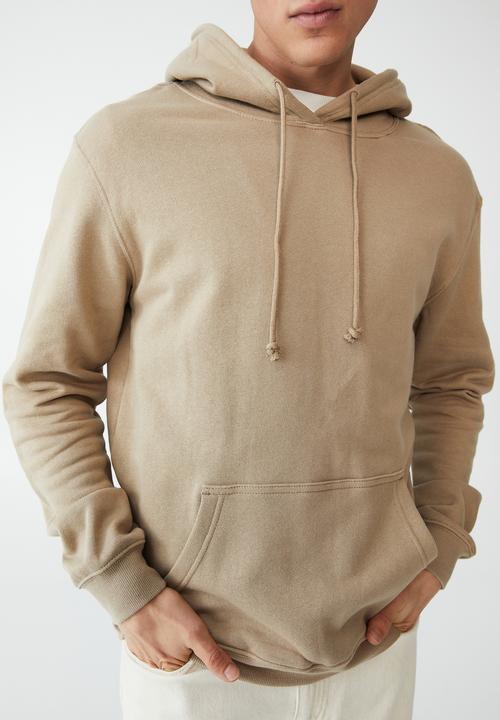 Cotton On - Essential fleece pullover - gravel stone