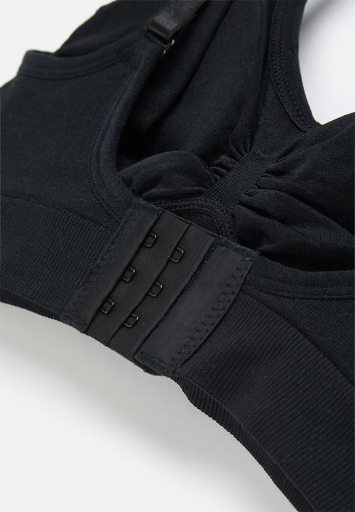 Maternity Mommy - Maternity Kirsti nursing seamless super stretch bra - black