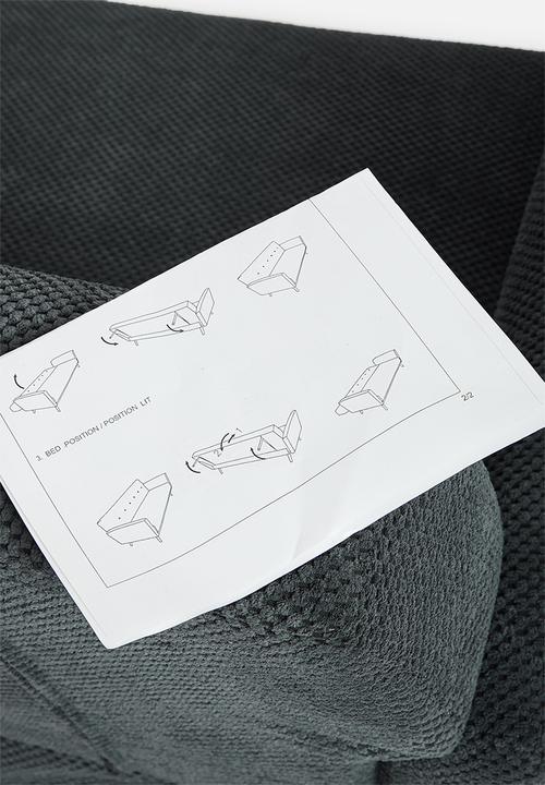 Sixth Floor - Calla sleeper couch - grey