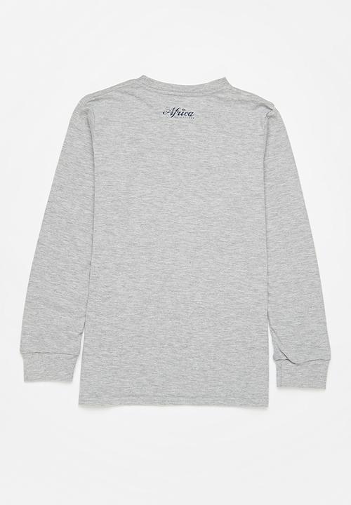 Quiksilver - Africa break long sleeve tee yth - grey heather