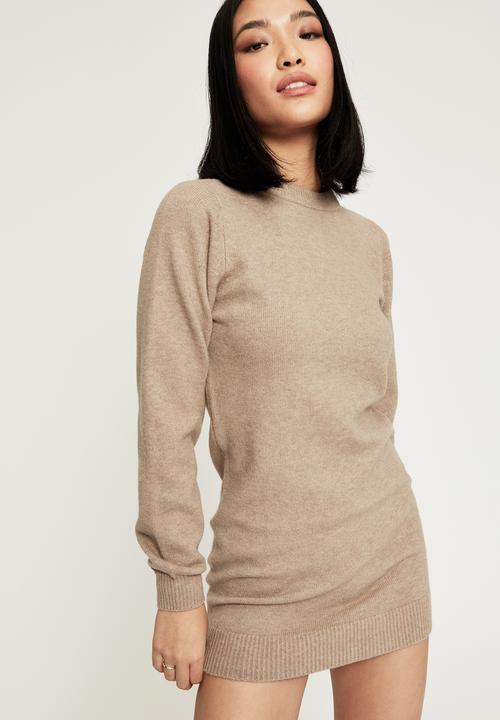 Supré  - Harlyn jumper dress - toffee taupe