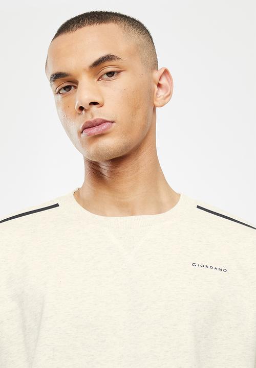 Giordano - Relaxed fit crew sweater - lunar rock