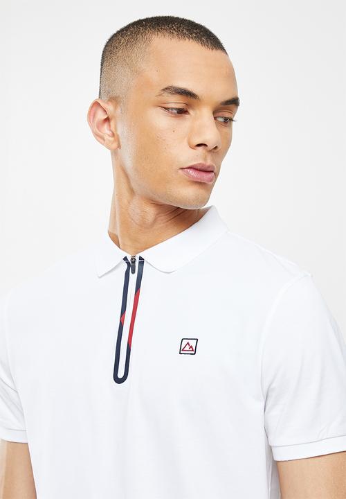 Giordano - G-motion short sleeve golfer - signature white