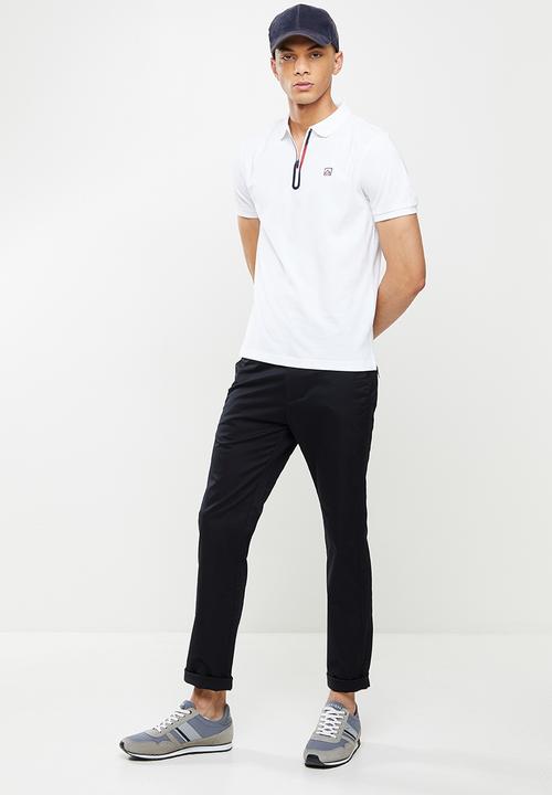 Giordano - G-motion short sleeve golfer - signature white