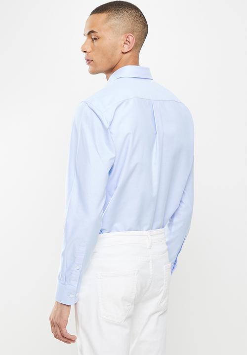 Giordano - Wrinkle free long sleeve shirt - lt blue