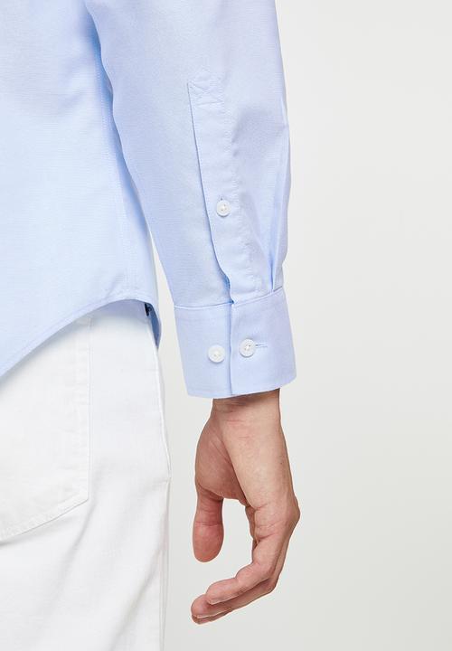 Giordano - Wrinkle free long sleeve shirt - lt blue