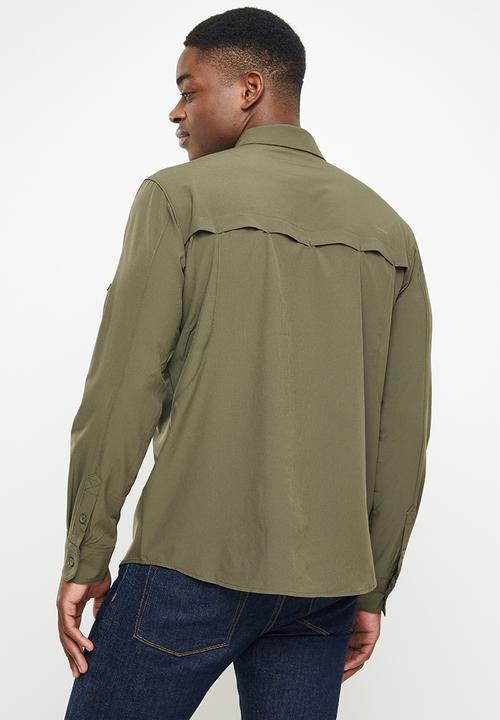 Hi-Tec - Tech longsleeve shirt - olive