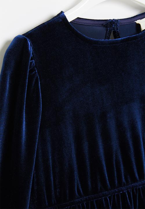 Superbalist Kids - Velour dress - navy
