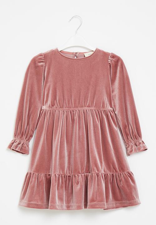 Superbalist Kids - Velour dress - old rose