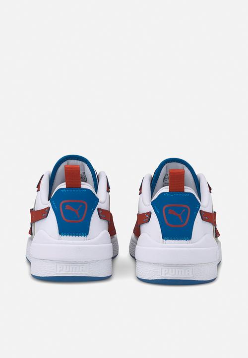 PUMA - Suede bloc patch - puma white-chili oil