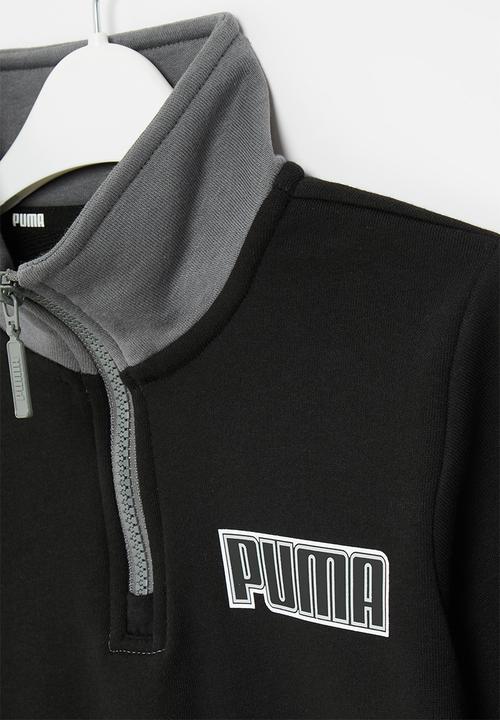 PUMA - Alpha quarter-zip tr b - puma black