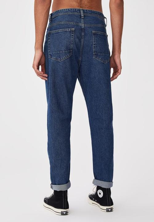 Cotton On - Relaxed tapered jean - 90s blue rinse