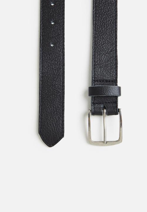Superbalist - Ryan leather belt - black