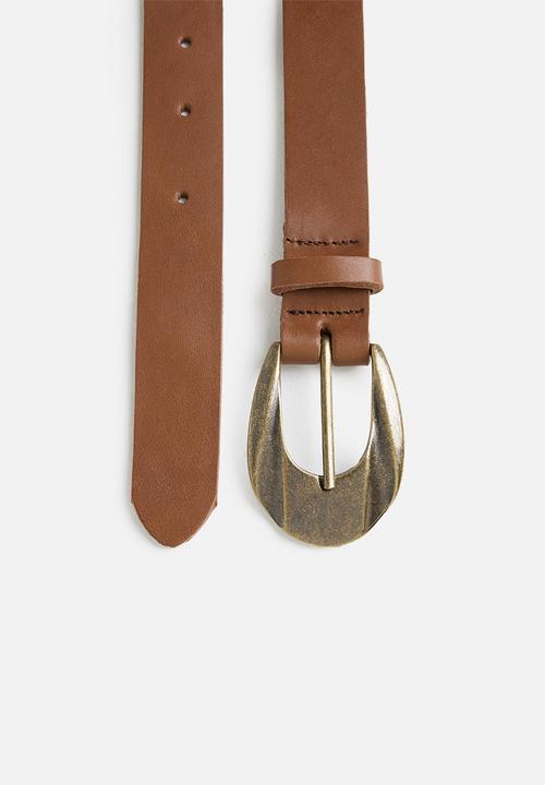 Superbalist - Ricky eco leather belt - tan