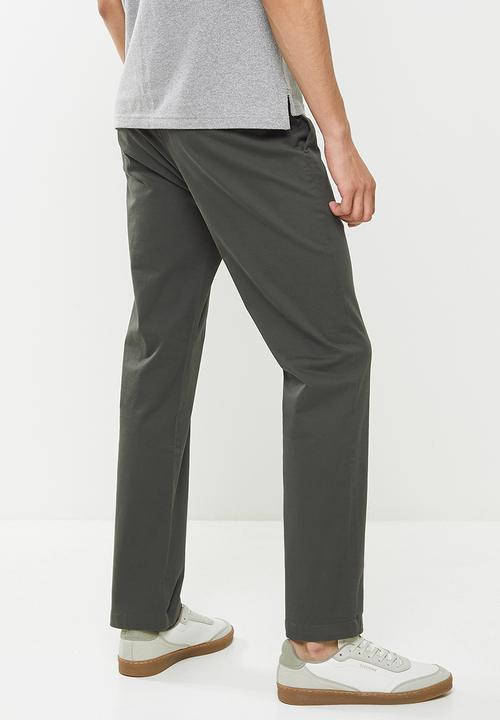 Giordano - Slim fit tapered pants - dark grey