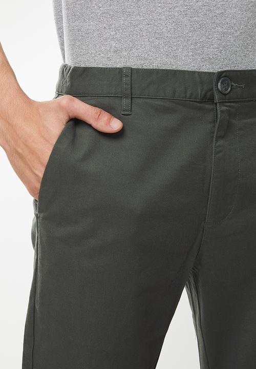 Giordano - Slim fit tapered pants - dark grey