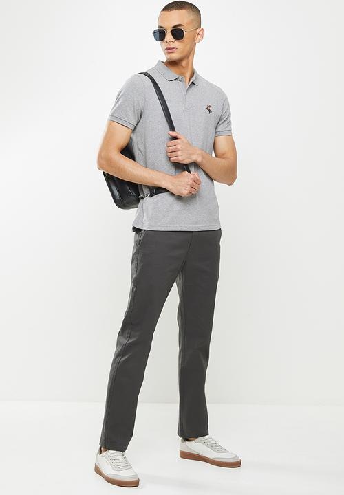 Giordano - Slim fit tapered pants - dark grey