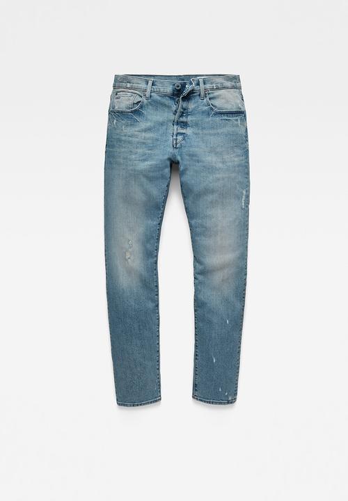 G-STAR - 3301 slim - mid blue 