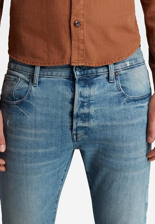 G-STAR - 3301 slim - mid blue 