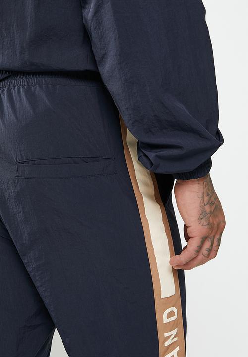 Jonathan D - Banks Elasticated Cuffs  Trackpants - navy