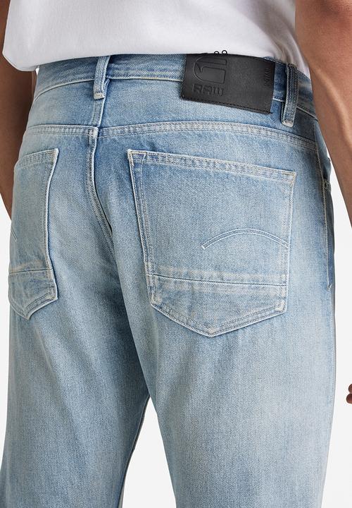 G-STAR - Triple a regular straight - vintage electric blue