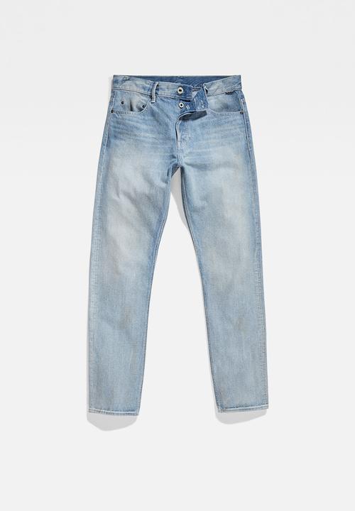 G-STAR - Triple a regular straight - vintage electric blue