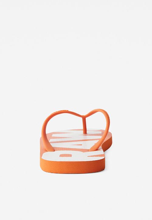 G-STAR - Dend ii prt lgo m - orange/white