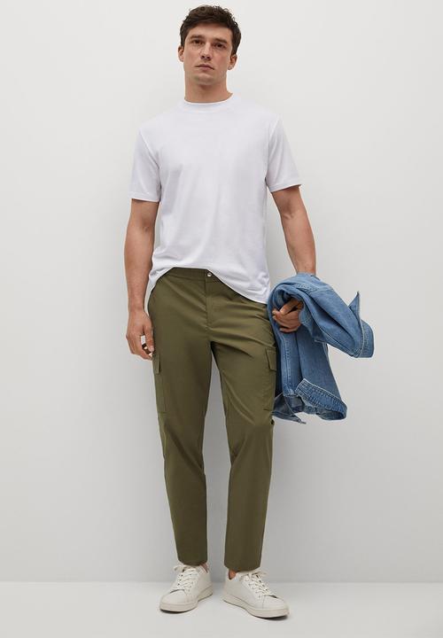 MANGO - Bellow soft T-shirt - White neutral