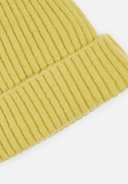 Pop Candy - Knit beanie - yellow